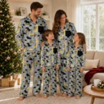 Kennesaw State Owls Long Pajama Set Personalized Character Scatter Best Selling