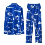 Kentucky Wildcats Long Pajama Set Customized Cloud Stars Blue Best Selling