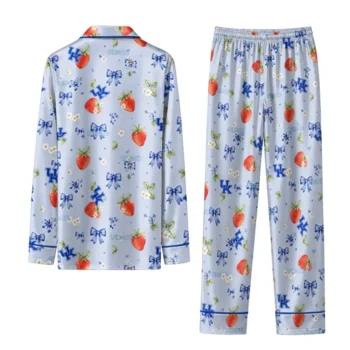 Kentucky Wildcats Long Pajama Set Customized Ribbon Florals Blue Fashion Forward