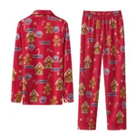 Liberty Flames Long Pajama Set Custom Candy Scatter Red Best Selling