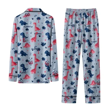 Liberty Flames Long Pajama Set Custom Character Scatter Fashion Forward