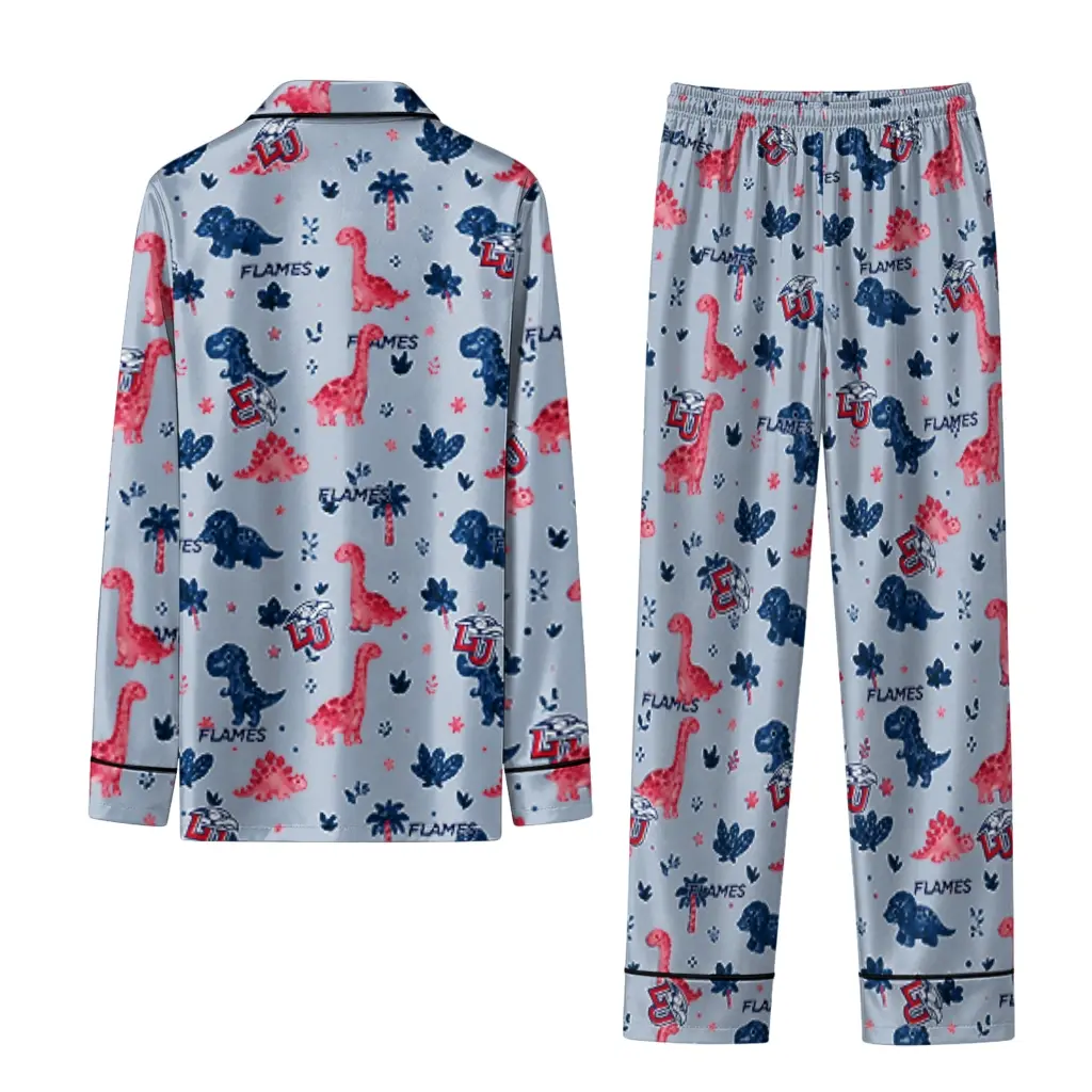 Liberty Flames Long Pajama Set Custom Character Scatter Fashion Forward Liberty Flames Long Pajama Set Custom Character Scatter Fashion Forward