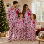 Los Angeles Angels Long Pajama Set Custom Character Scatter Best Selling
