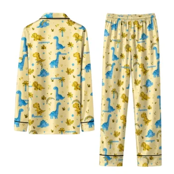 Los Angeles Chargers Long Pajama Set Personalized Character Scatter Fashion Forward