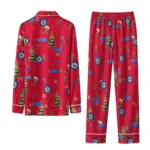 Los Angeles Clippers Long Pajama Set Customized Sprig Scatter Red Best Selling
