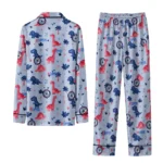 Los Angeles Clippers Long Pajama Set Personalized Character Scatter Best Selling