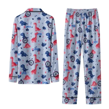 Los Angeles Clippers Long Pajama Set Personalized Character Scatter Fashion Forward