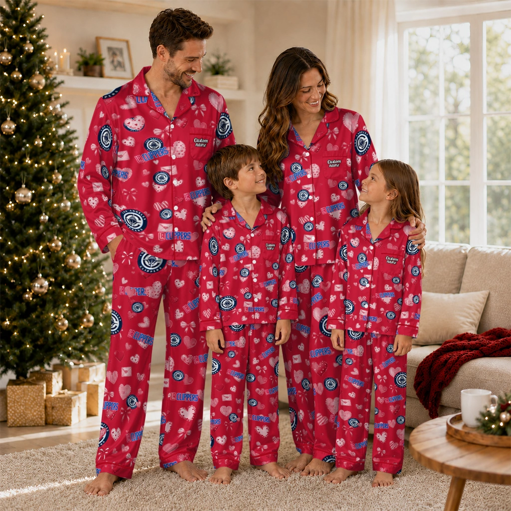 los angeles clippers long pajama set personalized heart charms red latest model.webp los angeles clippers long pajama set personalized heart charms red latest model.webp