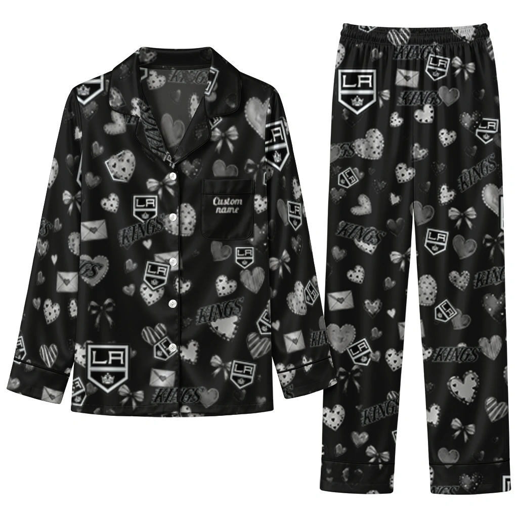 los angeles kings long pajama set custom heart charms black best selling.webp los angeles kings long pajama set custom heart charms black best selling.webp
