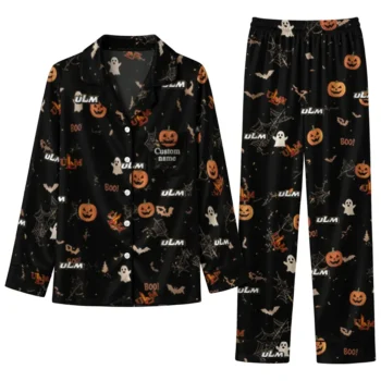 Louisiana Monroe Warhawks Long Pajama Set Customized Icon Confetti Black Best Selling