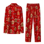 Louisville Cardinals Long Pajama Set Personalized Candy Scatter Red Best Selling