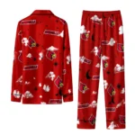 Louisville Cardinals Long Pajama Set Personalized Cloud Stars Red Best Selling
