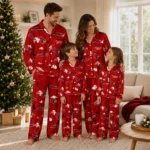 Louisville Cardinals Long Pajama Set Personalized Cloud Stars Red Best Selling