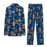 Marquette Golden Eagles Long Pajama Set Custom Candy Scatter Blue Best Selling