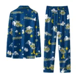 Marquette Golden Eagles Long Pajama Set Custom Cloud Stars Blue Best Selling