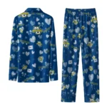 Marquette Golden Eagles Long Pajama Set Custom Heart Charms Blue Best Selling