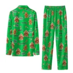 Marshall Thundering Herd Long Pajama Set Customized Candy Scatter Green Best Selling