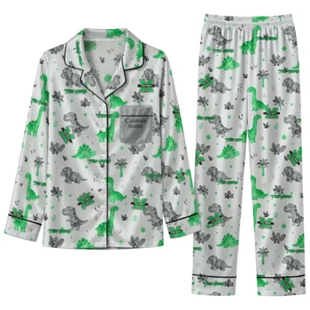 Marshall Thundering Herd Long Pajama Set Customized Character Scatter Best Selling