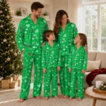 Marshall Thundering Herd Long Pajama Set Customized Heart Charms Green Best Selling