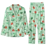 Marshall Thundering Herd Long Pajama Set - Customized Ribbon Florals Green 1 Marshall Thundering Herd Long Pajama Set Customized Ribbon Florals Green Best Selling