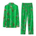 Marshall Thundering Herd Long Pajama Set Customized Sprig Scatter Green Best Selling