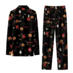 Maryland Terrapins Long Pajama Set Personalized Icon Confetti Black Best Selling