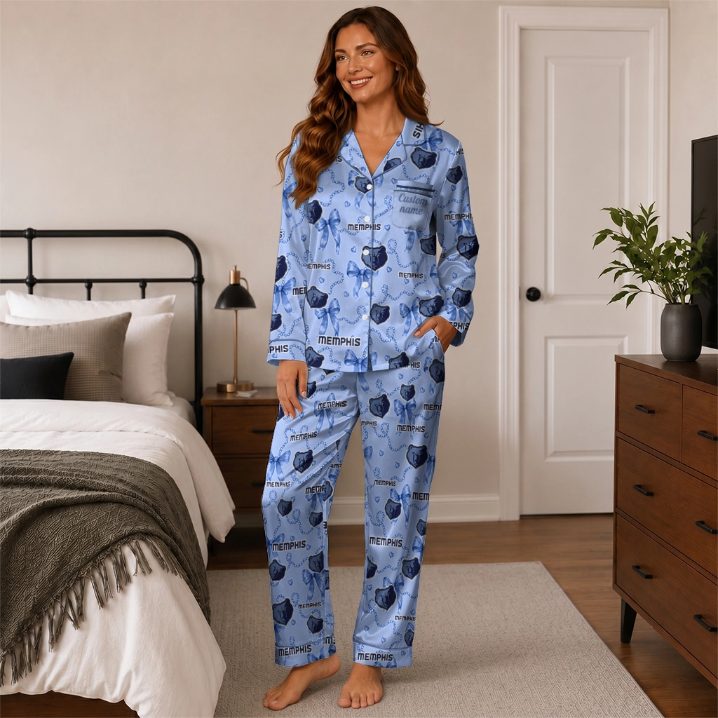 memphis grizzlies long pajama set custom ribbon chains blue high quality.webp memphis grizzlies long pajama set custom ribbon chains blue high quality.webp
