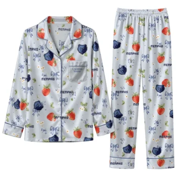memphis grizzlies long pajama set custom ribbon florals blue best selling.webp