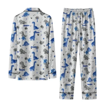 Memphis Tigers Long Pajama Set Customized Character Scatter Fashion Forward