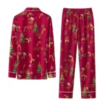 Miami Heat Long Pajama Set Customized Sprig Scatter Red Best Selling