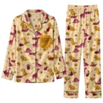 Miami Heat Long Pajama Set Personalized Character Scatter Best Selling