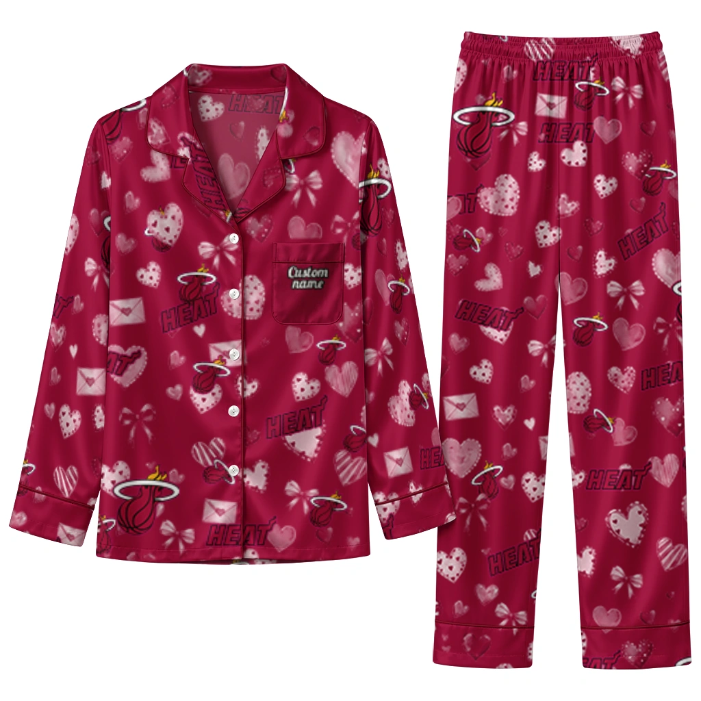 miami heat long pajama set personalized heart charms red best selling.webp miami heat long pajama set personalized heart charms red best selling.webp