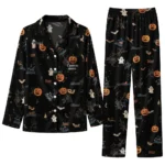 miami marlins long pajama set custom icon confetti black best selling.webp