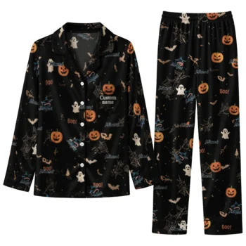 miami marlins long pajama set custom icon confetti black best selling.webp