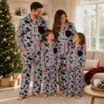 Miami Redhawks Long Pajama Set Personalized Character Scatter Best Selling