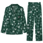 Michigan State Spartans Long Pajama Set - Custom Heart Charms Green 1 Michigan State Spartans Long Pajama Set Custom Heart Charms Green Best Selling