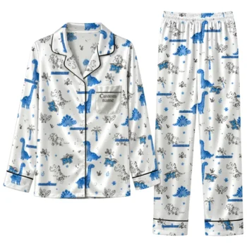 Middle Tennessee Blue Raiders Long Pajama Set Customized Character Scatter Best Selling