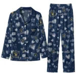 Milwaukee Brewers Long Pajama Set - Custom Heart Charms Navy Blue 1 milwaukee brewers long pajama set custom heart charms navy blue best selling.webp