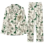 Milwaukee Bucks Long Pajama Set Custom Character Scatter Best Selling