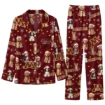 Minnesota Golden Gophers Long Pajama Set Personalized Animal Scatter Maroon Best Selling