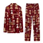 Minnesota Golden Gophers Long Pajama Set Personalized Animal Scatter Maroon Best Selling