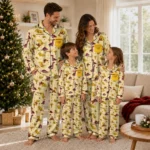 Minnesota Golden Gophers Long Pajama Set Personalized Character Scatter Best Selling