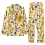 Minnesota Vikings Long Pajama Set Personalized Character Scatter Best Selling