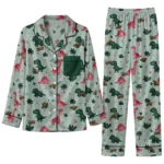 Minnesota Wild Long Pajama Set Customized Character Scatter Best Selling