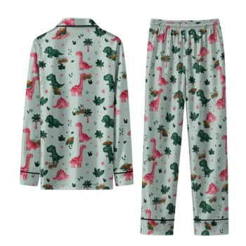 Minnesota Wild Long Pajama Set Customized Character Scatter Fashion Forward