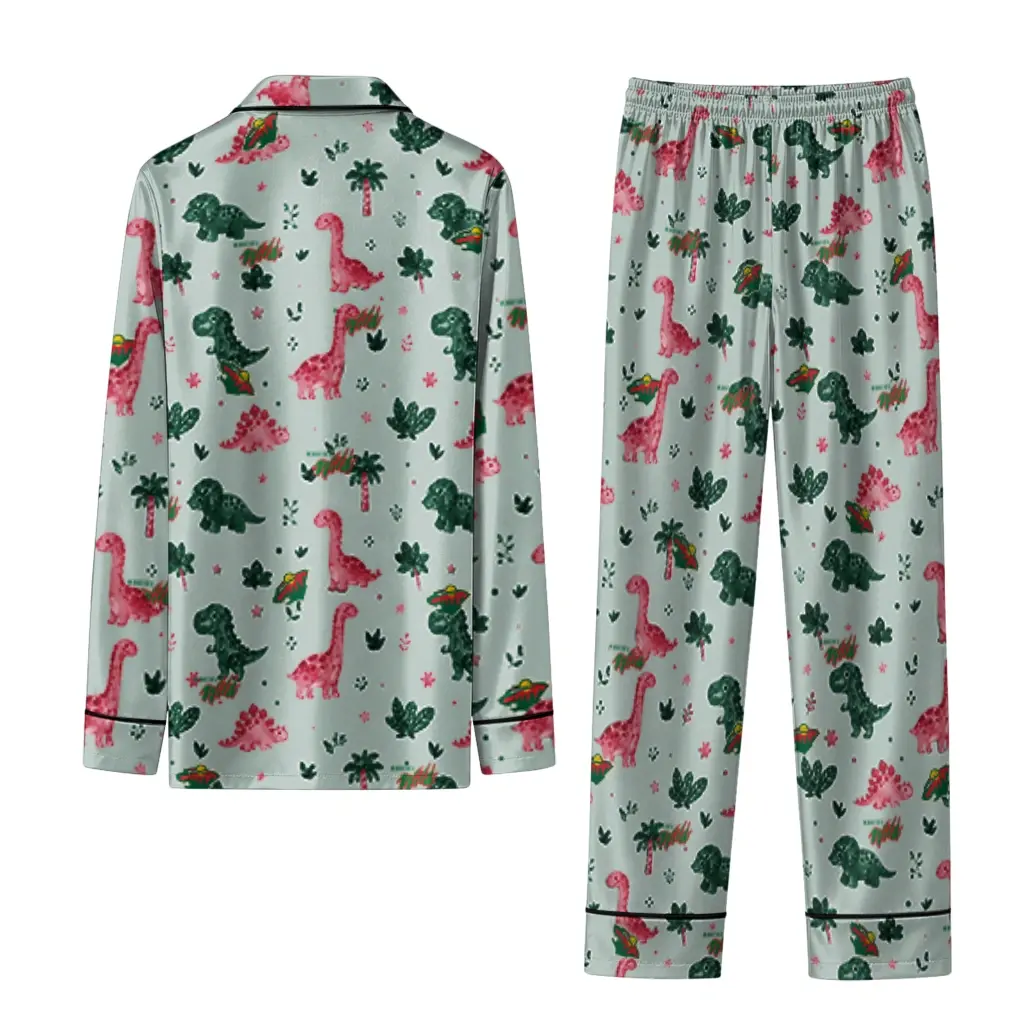Minnesota Wild Long Pajama Set Customized Character Scatter Fashion Forward Minnesota Wild Long Pajama Set Customized Character Scatter Fashion Forward