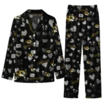 Missouri Tigers Long Pajama Set - Custom Heart Charms Black 1 Missouri Tigers Long Pajama Set Custom Heart Charms Black Best Selling