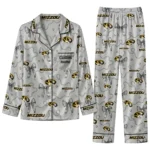 Missouri Tigers Long Pajama Set - Custom Ribbon Chains Black 1 Missouri Tigers Long Pajama Set Custom Ribbon Chains Black Best Selling