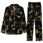 Missouri Tigers Long Pajama Set - Custom Sprig Scatter Black 1 Missouri Tigers Long Pajama Set Custom Sprig Scatter Black Best Selling