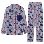 Montreal Canadiens Long Pajama Set Personalized Character Scatter Best Selling